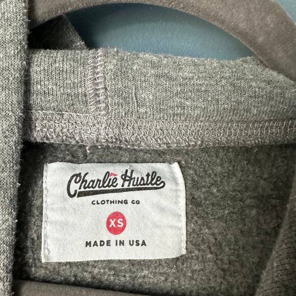 Charlie hustle blue KC heart hoodie - Picture 3 of 3